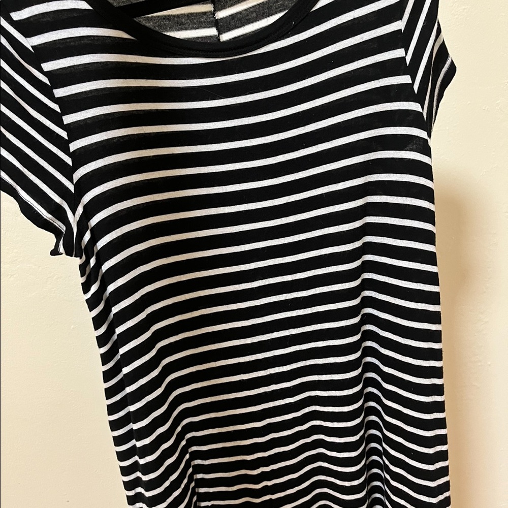 Striped (black&white) t-shirt dress